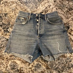 Agolde dee super high rise shorts